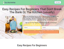 Tablet Screenshot of easyguycooking.com